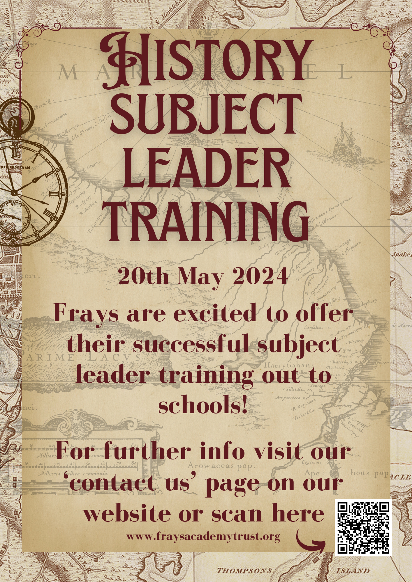 History subject leader training offer from Frays